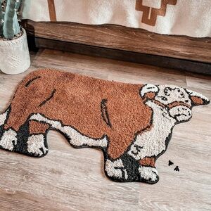 COPY - Hereford Bull Rug • Vintage Inspired